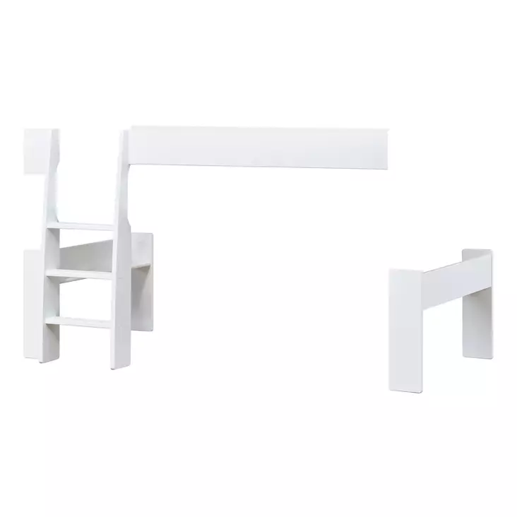 Hoppekids Pure puolikorkeamoduuli White - Sängar - 31-6131-82-09A - 1