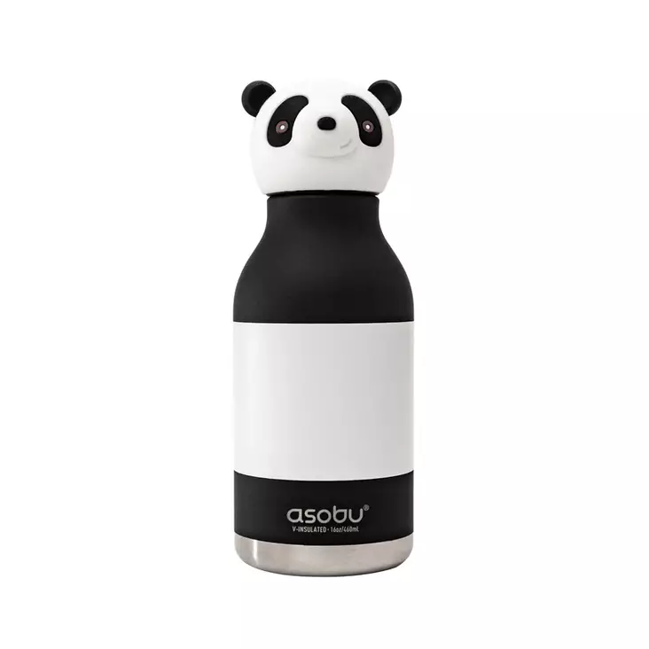 Asobu Bestie juomapullo 475 ml Panda. - Vattenflaskor och flaskor med sugrör - SBV44PA - 1