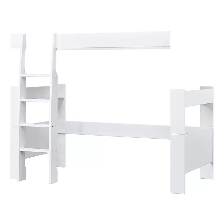 Hoppekids Pure korkeasänkymoduuli White - Sängar - 31-6180-82-09A - 1