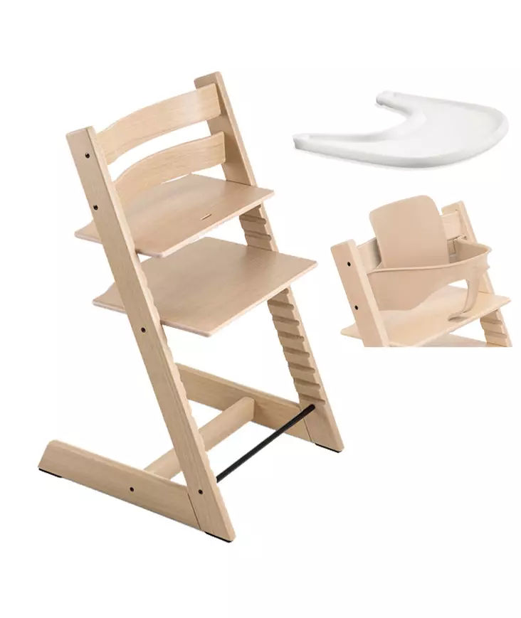 Tripp Trapp Starttipaketti Oak Natural. - Matstolar för barn - 100138STA - 1