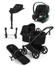 Bugaboo Donkey 6 starttipaketti Single Black/Heritage Black - Barnvagnar och kombivagnar - 100370002STAATB - 1