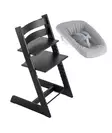 Paketissa on Oak Black Stokke Tripp Trapp sy=C3=B6tt=C3=B6tuoli ja New=
born Set - Stokke Tripp Trapp produkter - 100140NB - 1