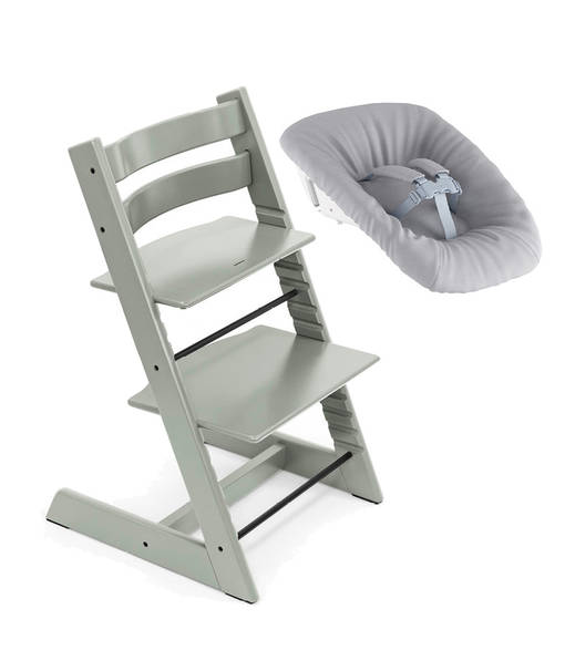 Stokke Tripp Trapp sy=C3=B6tt=C3=B6tuoli ja Newborn setti Glacier Gree=
n. - Stokke Tripp Trapp produkter - 100142NB - 1