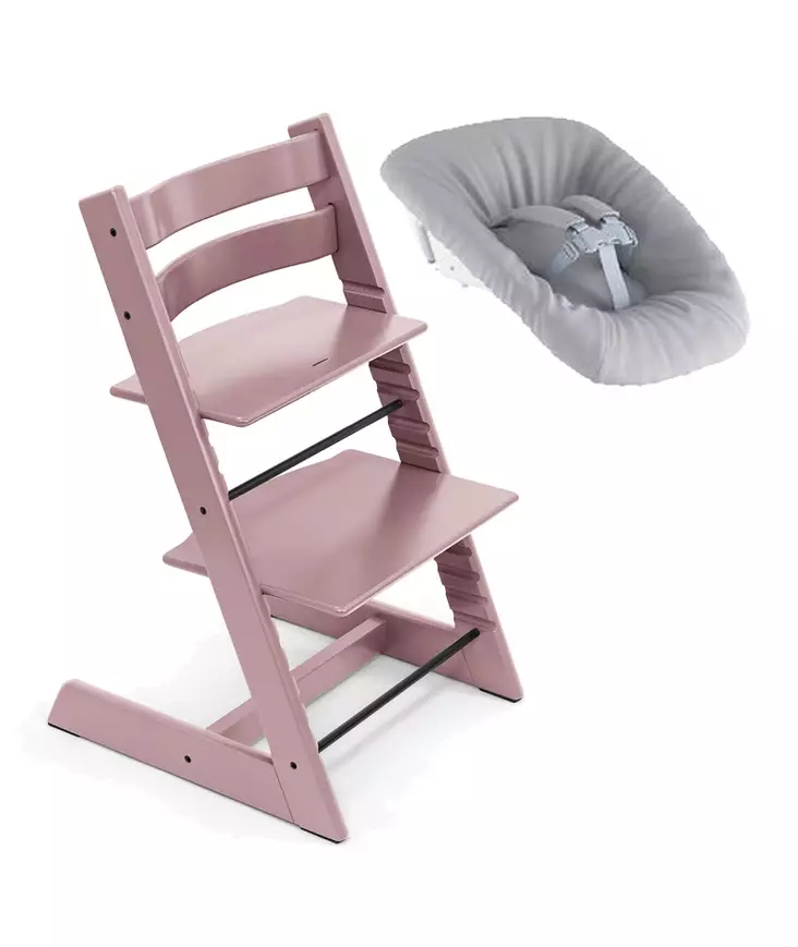 Stokke Tripp Trapp syöttötuoli Heather Mauve + Newborn set. - Stokke Tripp Trapp produkter - 1001411NB - 1