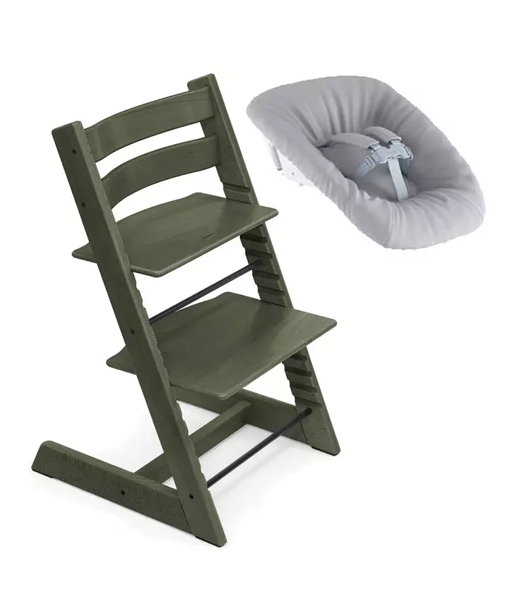 Stokke Tripp Trapp syöttötuoli Marble Green + Newborn set. - Stokke Tripp Trapp produkter - 1001451NB - 1