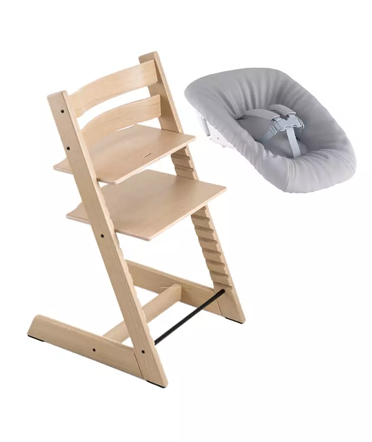 Starttipaketissa on Stokke Tripp Trapp sy=C3=B6tt=C3=B6tuoli ja Newbor=
n Set - Stokke Tripp Trapp produkter - 100139NB - 1