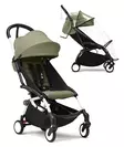 Stokke YoYo3 matkarattaat White-Olive sadesuojalla. - Resevagnar och barnvagnar - 646001rat11bund - 1