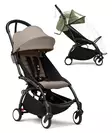 Stokke YoYo3 matkarattaat Black-Taupe sadesuojalla. - Resevagnar och barnvagnar - 646002rat04bund - 1