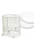 Stokke Sleepi Mini V3 pinnasänky White sekä patja ja lakana. - Stokke Sleepi produkter - 591302bund - 1