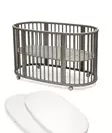 Stokke Sleepi V3 pinnasänky Hazy Grey ja patja sekä muotolakana. - Stokke Sleepi produkter - 591403bund - 1