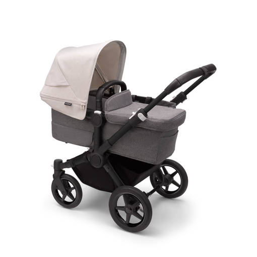 Bugaboo Donkey 5 yhdistelm=C3=A4vaunut Black/Grey Melange, Misty White=
=2E - Barnvagnar och kombivagnar - 100002034YHD - 1