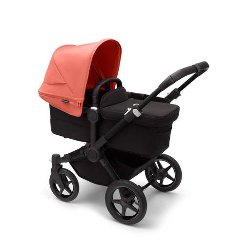 Bugaboo Donkey 5 yhdistelm=C3=A4vaunut Black/Midnight Black, Sunrise R=
ed. - Barnvagnar och kombivagnar - 10000MB33YHD - 1