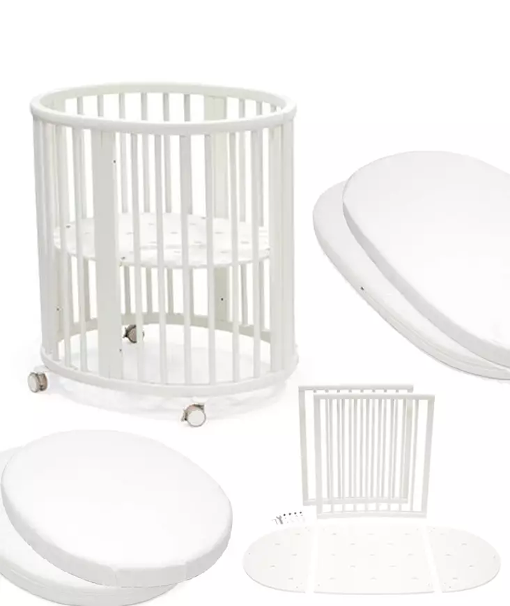 Stokke Sleepi Big Bundle starttipaketti V3 White. - Spjälsängar och barnsängar - 221605bigbund - 1