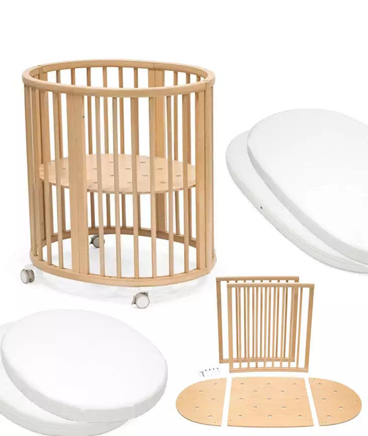 Stokke Sleepi Big Bundle starttipaketti Natural V3. - Spjälsängar och barnsängar - 221606bigbund - 1