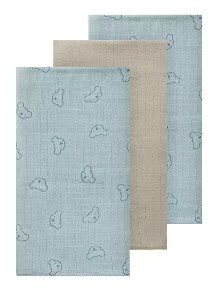 Name It harsoliinat 3-Pack Celestial Blue. - Muslinfilt - 13233509BLUE - 1