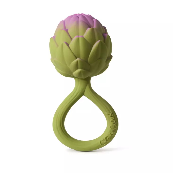 Oli&Carol purulelu-helistin Artichoke. - Tuggleksaker - L-RATTLE-ARTICHOKE - 1