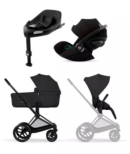 Cybex Priam Comfort starttipaketti Matt Black/Sepia Black. - Barnvagnar och kombivagnar - 526000011STACLG - 1