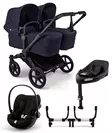 Bugaboo Donkey 6 starttipaketti Twin Black/Deep Indigo - Barnvagnar och kombivagnar - 100370003STATWCLG - 1