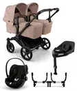 Bugaboo Donkey 6 starttipaketti Twin Black/Desert Taupe - Barnvagnar och kombivagnar - 100370005STATWCLG - 1