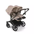 Bugaboo Donkey 6 starttipaketti Twin Black/Desert Taupe ratasosilla - Barnvagnar och kombivagnar - 100370005STATWCLG - 3