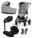 Cybex Talos S lux starttipaketti Stone Grey, Cloud G turvakaukalolla. - Barnvagnar och kombivagnar - 522001321STACLG - 1