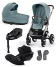 Cybex Talos S lux starttipaketti Stormy Blue, Cloud G turvakaukalolla. - Barnvagnar och kombivagnar - 522001325STACLG - 1