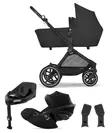 Cybex EOS Lux starttipaketti 5 in 1 Moon Black. - Barnvagnar och kombivagnar - 522003825STACG - 1