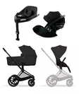 Cybex Priam Comfort starttipaketti Matt Black/Sepia Black. - Barnvagnar och kombivagnar - 526000011STACLG - 1