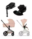 Cybex Priam Comfort starttipaketti Matt Black/Cozy Beige. - Barnvagnar och kombivagnar - 526000021STACLG - 1