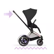 Cybex ePriam Comfort rattaat Rosegold/Sepia Black, avustaa epätasaisessa maastossa. - Barnvagnar och kombivagnar - 526000041STACLG - 4