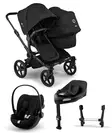 Bugaboo Donkey 6 starttipaketti Double Black/Heritage Black - Barnvagnar och kombivagnar - 100370002STADOCLG - 1