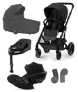 Cybex Balios S lux starttipaketti Moon Black. - Barnvagnar och kombivagnar - 522002533STACLG - 1