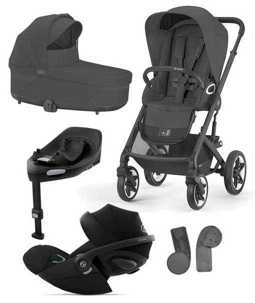 Cybex Talos S lux 2023 starttipaketti Moon Black. - Barnvagnar och kombivagnar - 522004713STACLG - 1