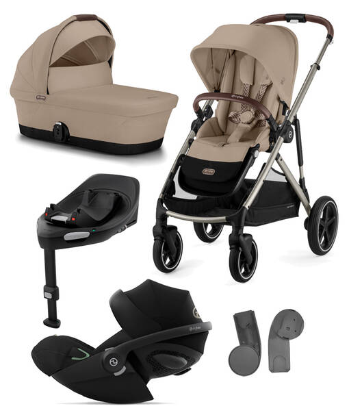 Starttipaketti Cybex Gazelle S 2 Cloud G kaukalolla, Almond Beige. - Syskonvagn - 522005243staCLG - 1