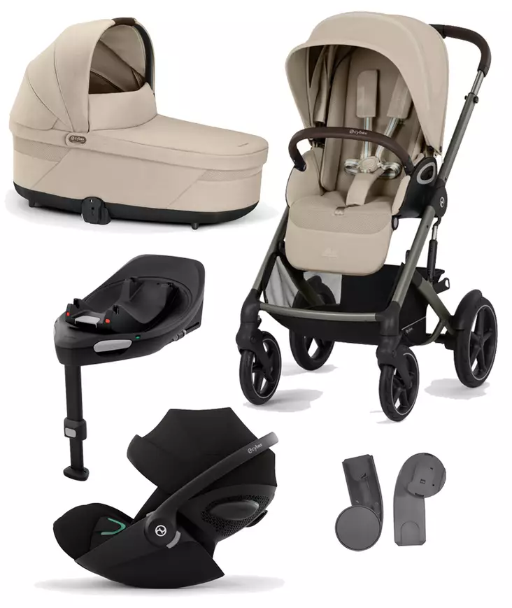 Cybex Talos S lux 2025 starttipaketti Almond Beige. - Barnvagnar och kombivagnar - 525000803STACLG - 1