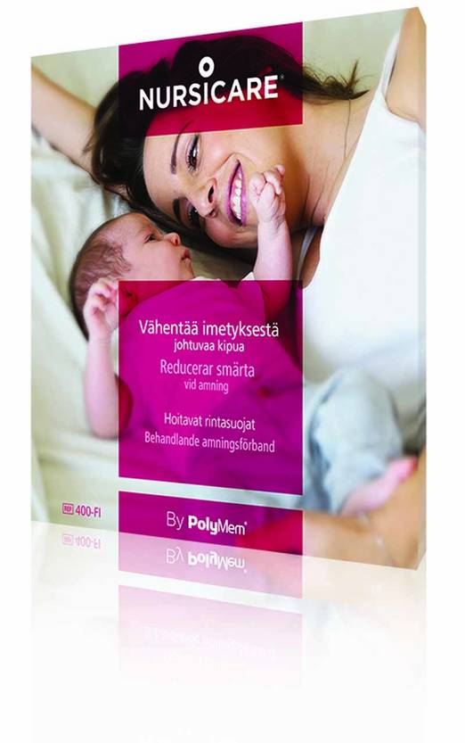 Nursicare vårdande bröstkompress 6 st - Bröstmjölkuppsamlar, bröstskydd, amningsinlägg - 400FI - 2