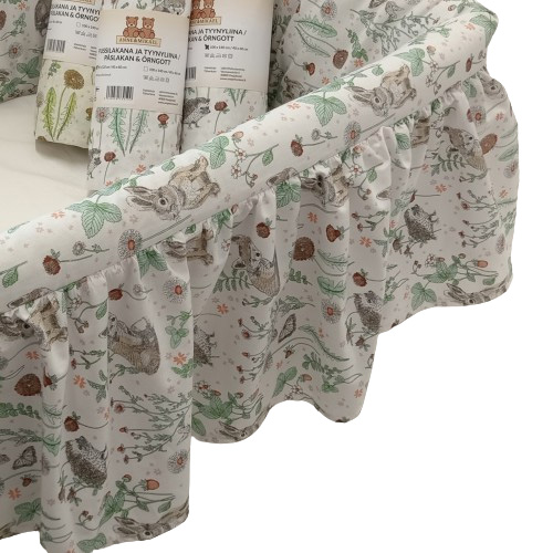 =C3=84itiyspakkauksen reunapehmuste Mansikkaniitty vihre=C3=A4. - Kantskydd - 203024vi - 1