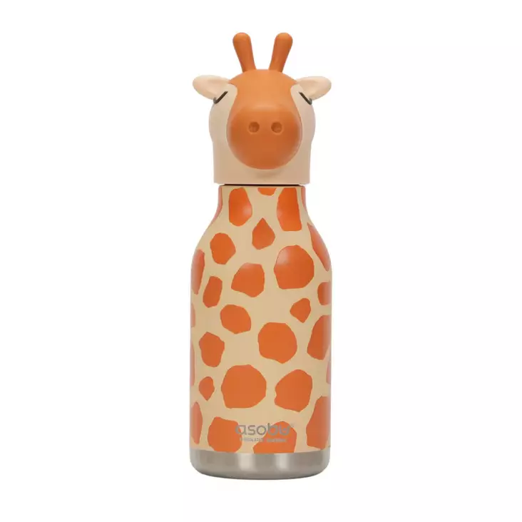 Asobu Bestie juomapullo 475 ml Giraffe. - Vattenflaskor och flaskor med sugrör - SBV44GI - 1