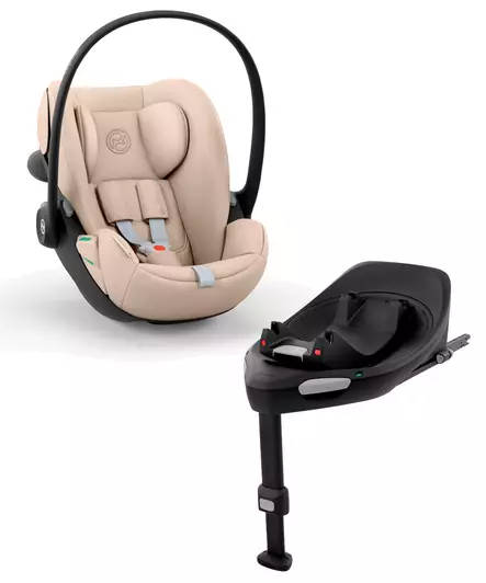 CYBEX Cloud G3 i-Size turvakaukalo Almond Beige ja Base G3 jalusta. - Babyskydd 0-13 kg - 526001338PAK - 1