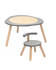 Stokke MuTable V2 lasten p=C3=B6yt=C3=A4 ja tuoli Storm Grey. - Förvarings- och inredningsprodukter - 627002PAK - 1