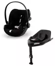 CYBEX Cloud G3 i-Size turvakaukalo PLUS Moon Black ja Base G3 jalusta. - Babyskydd 0-13 kg - 526001344PAK - 1