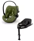 CYBEX Cloud G3 i-Size turvakaukalo PLUS Moss Green ja Base G3 jalusta. - Babyskydd 0-13 kg - 526001818PAK - 1