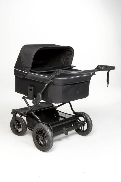 Musta Ora Sisu vaunukoppa Ora Sisu tuplarattaissa. - Liggvagnar och bärväskor - ORASISUVK - 1