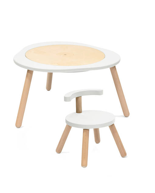 Stokke MuTable V2 lasten p=C3=B6yt=C3=A4 ja tuoli White. - Förvarings- och inredningsprodukter - 627001PAK - 1