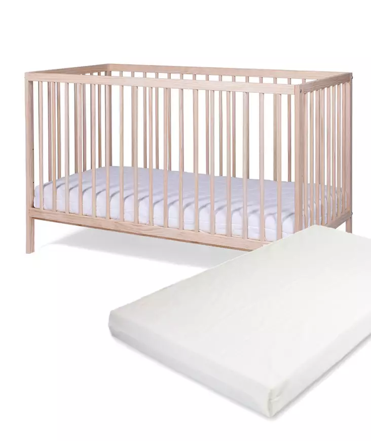 Pinnasänky Tinynord Lassy Natural ja Anne & Mikael Premium patja. - Spjälsängar och barnsängar - 297297PAK - 1