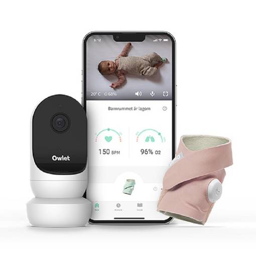 Monitor Duo itkuh=C3=A4lyttimess=C3=A4 on =C3=A4lysukka ja Cam 2 - Babyvakt - PSR4N20BBK - 1