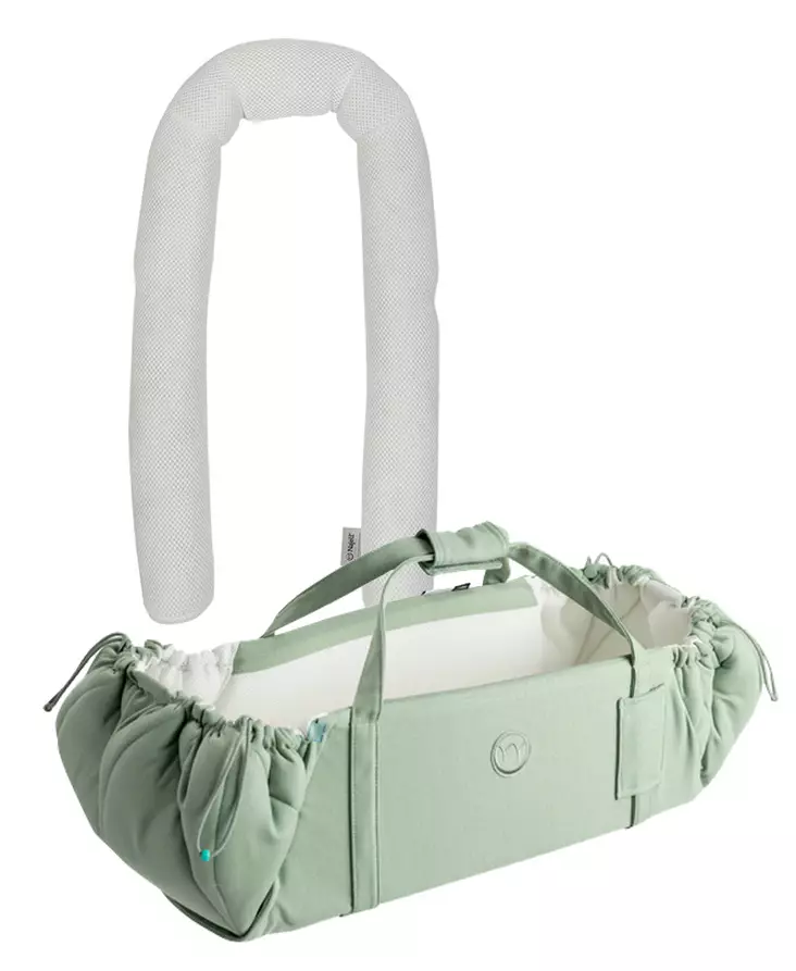Najell SleepCarrier X kantokassi Agave Green ja reducer pienennin. - Liggvagnar och bärväskor - N20115501PAK - 1