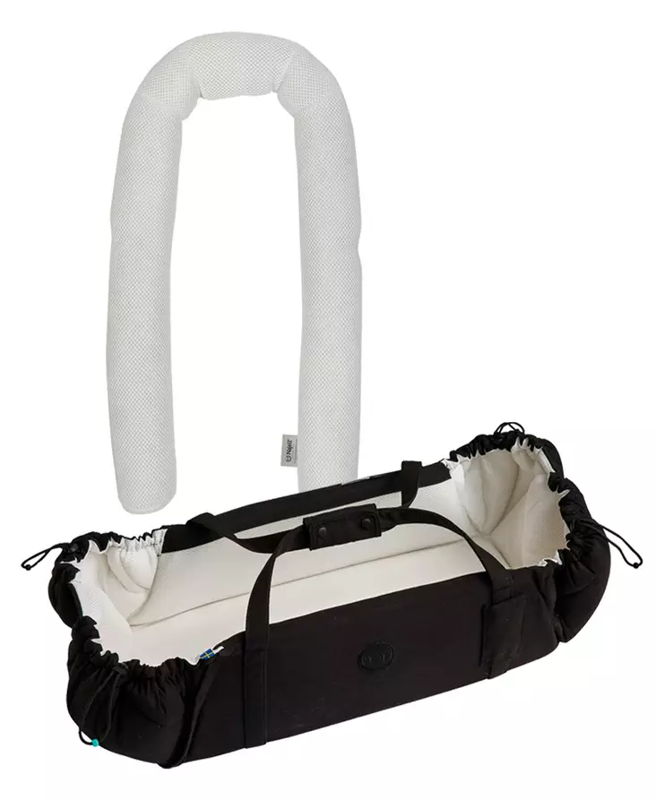 Najell SleepCarrier X kantokassi Matte Black ja Reducer pienennin. - Liggvagnar och bärväskor - N20115701PAK - 1