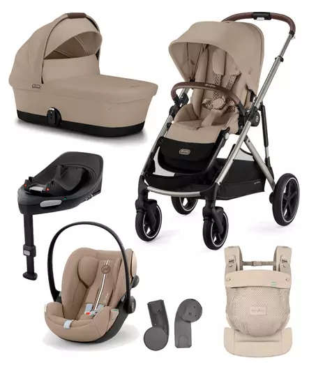 Starttipaketti Cybex Gazelle S 2 XL Almond Beige. - Syskonvagn - 522005243staCLGXL - 1