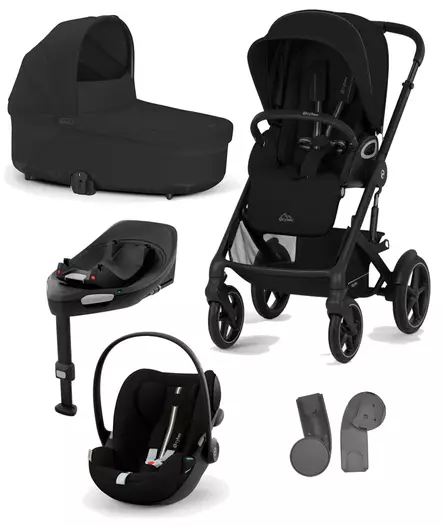 Cybex Talos S lux 2025 starttipaketti Moon Black. - Barnvagnar och kombivagnar - 525000799STACLGPL - 1